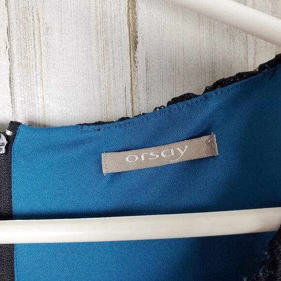 Orsay Lace Overlay Sleeveless Dress Black Size 4 - Picture 3 of 12